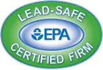 EPA Lead-Safe Certified Firm badge.